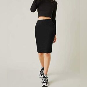 SHEIN Classic Black Pencil Skirt Size Large